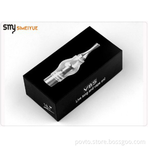 Factory wholesale wax & dry herb atomizer glass atomizer v8s in 2014